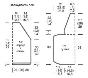pulover shema