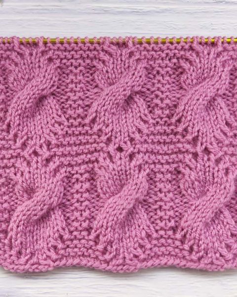 Фантазийный узор с косами